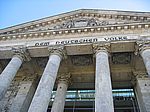 Eingang zum Reichstag