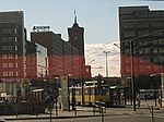 Blick vom Alexanderplatz zum Roten Rathaus