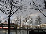Regen &uuml;ber der Binnenalster
