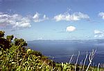 Blick von den H&auml;ngen des Pico nach Sao Jorge